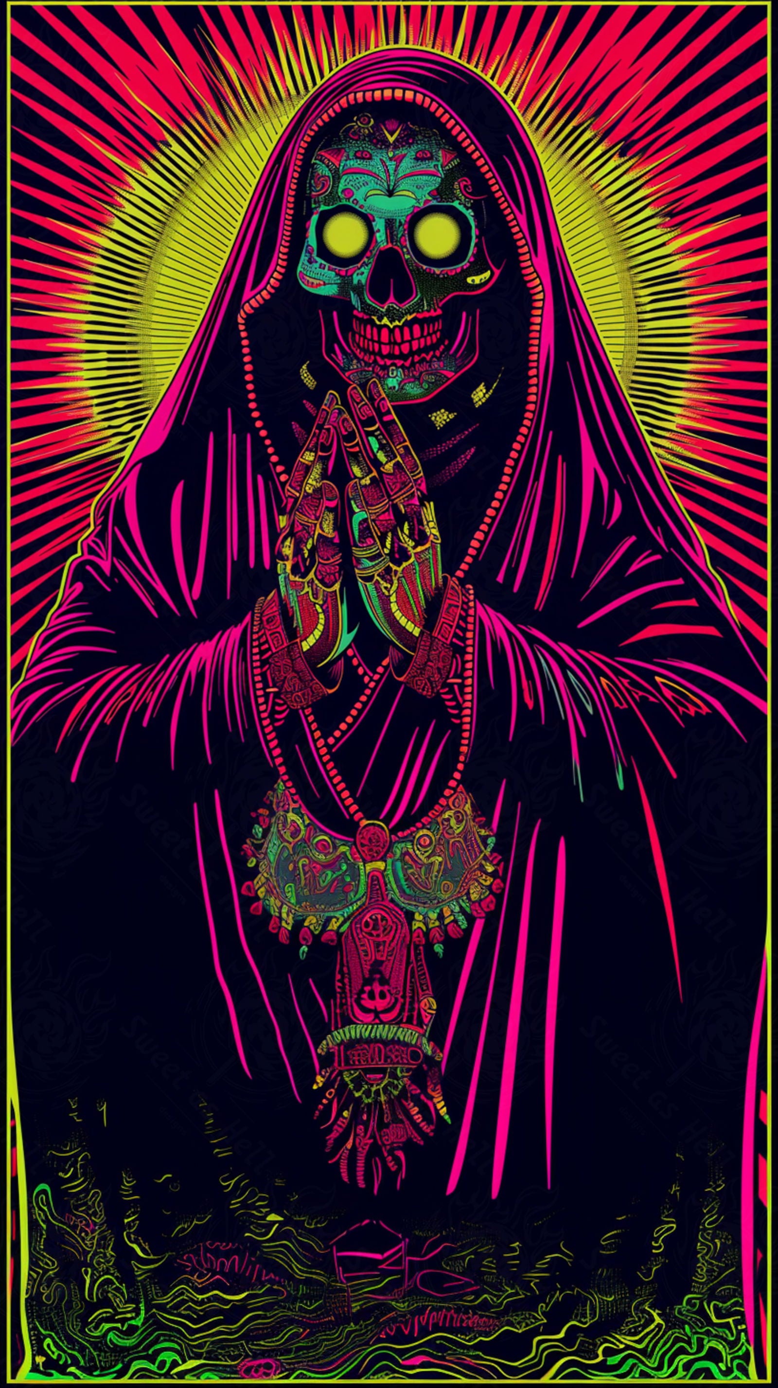 Mother Muerte 09 by 16 399 SN2319 - Sweet As Hell Designs