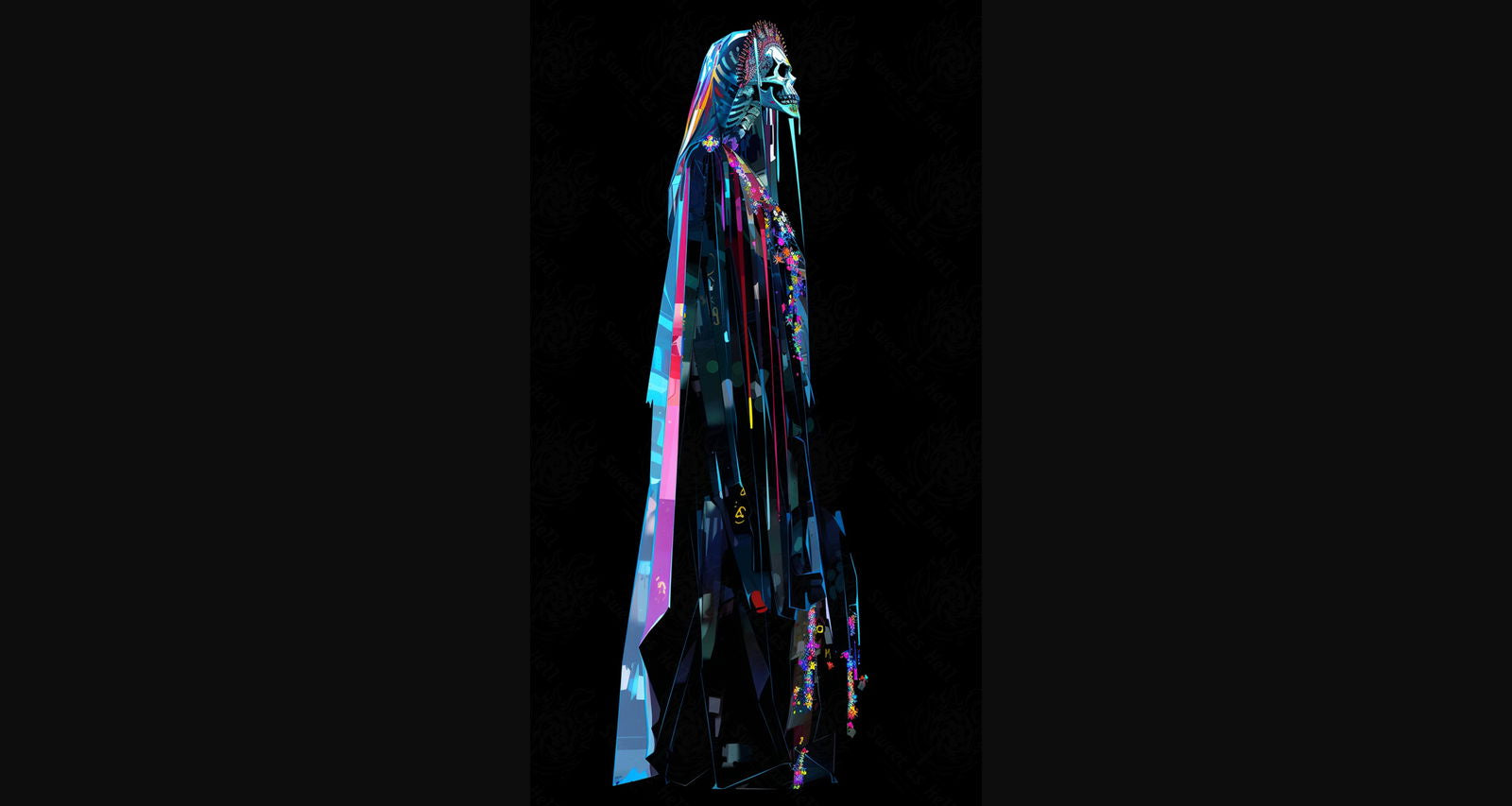 Mother Muerte 09 by 16 408 SN2328 - Sweet As Hell Designs