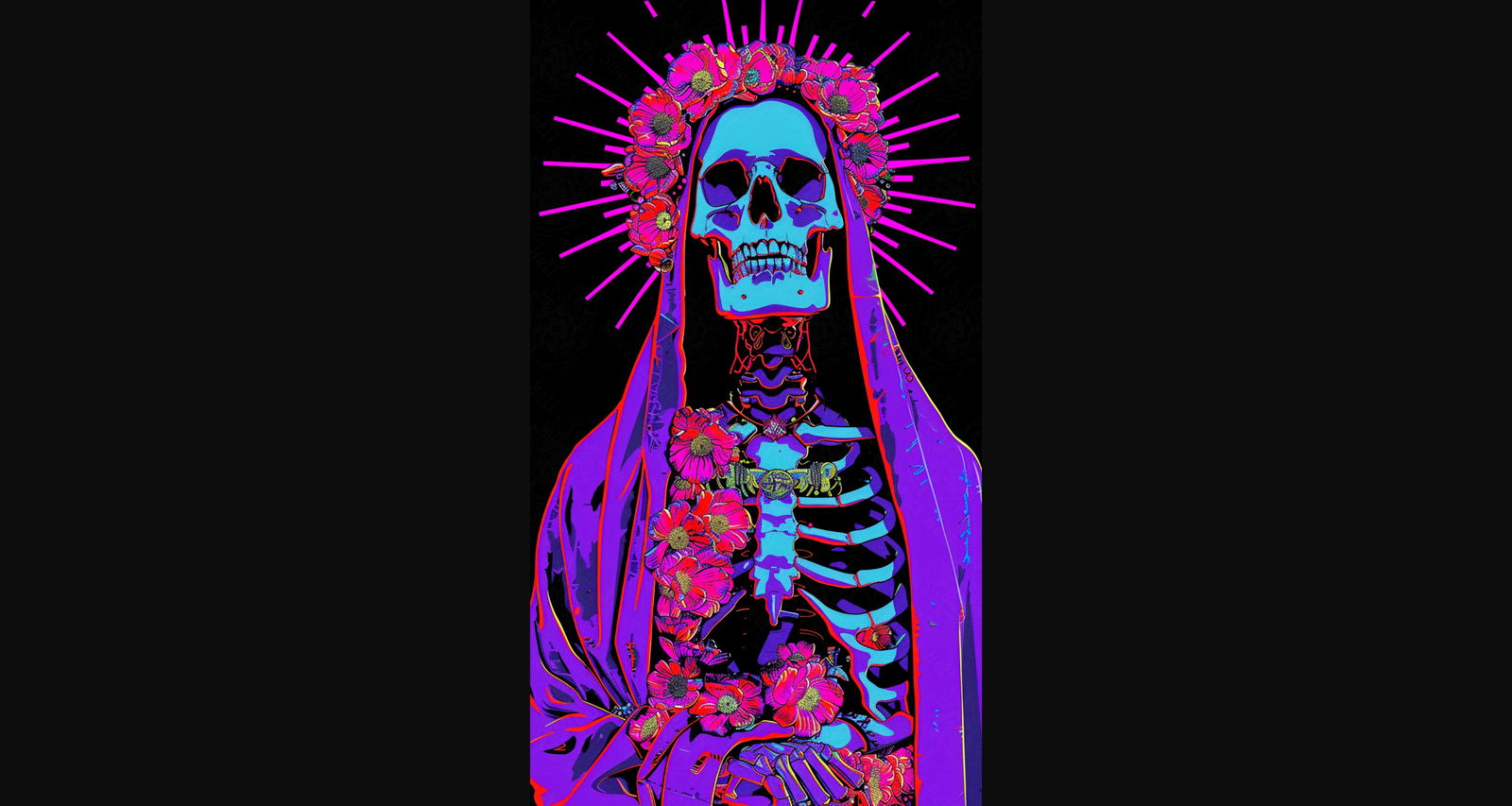 Mother Muerte 09 by 16 412 SN2332 - Sweet As Hell Designs
