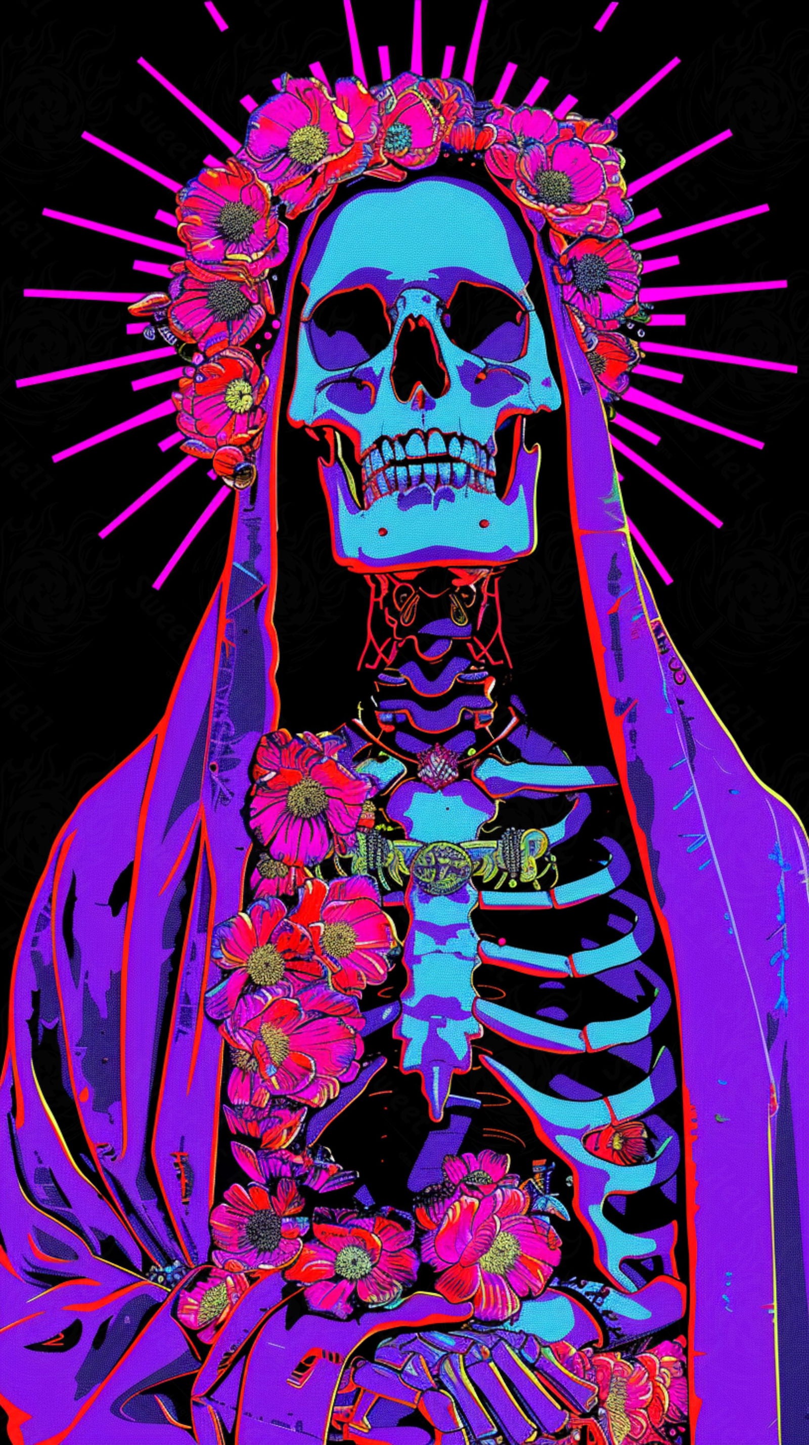 Mother Muerte 09 by 16 412 SN2332 - Sweet As Hell Designs