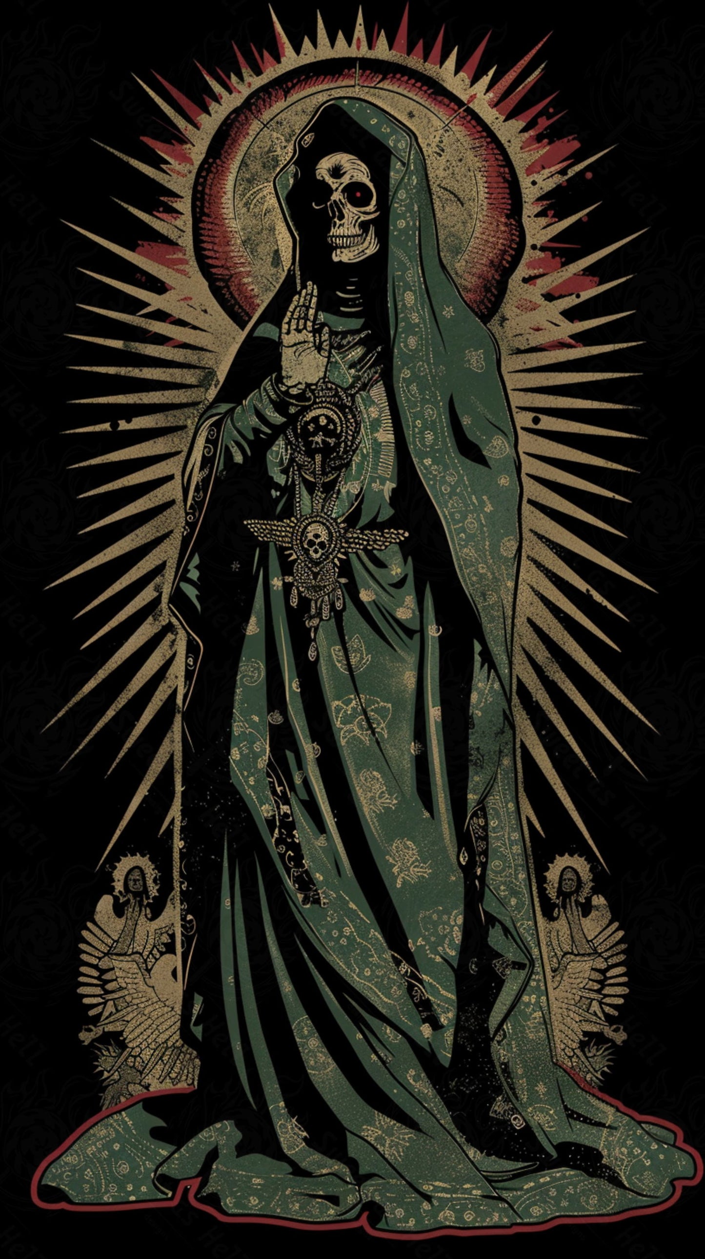 Mother Muerte 09 by 16 423 SN2343 - Sweet As Hell Designs