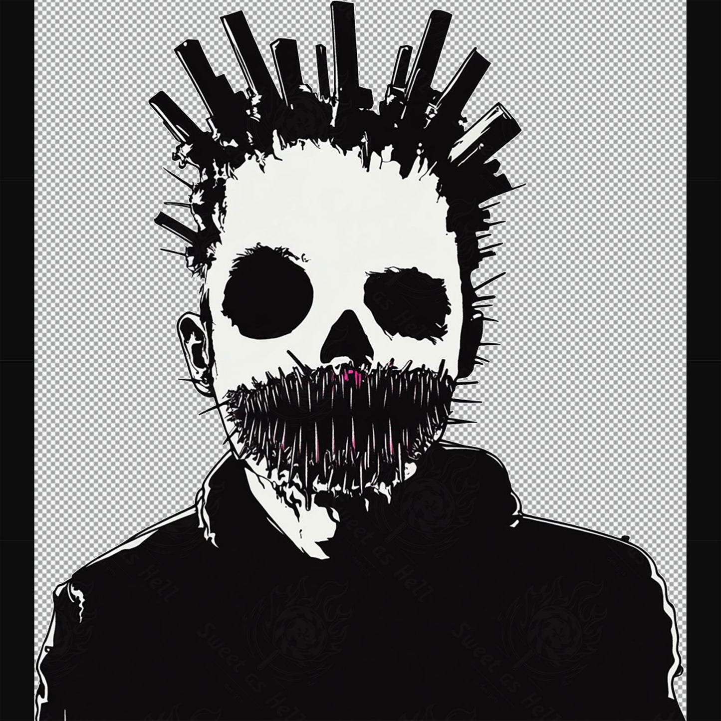 Needle-Tooth Gutter-Punk SN3093 - Sweet As Hell Designs