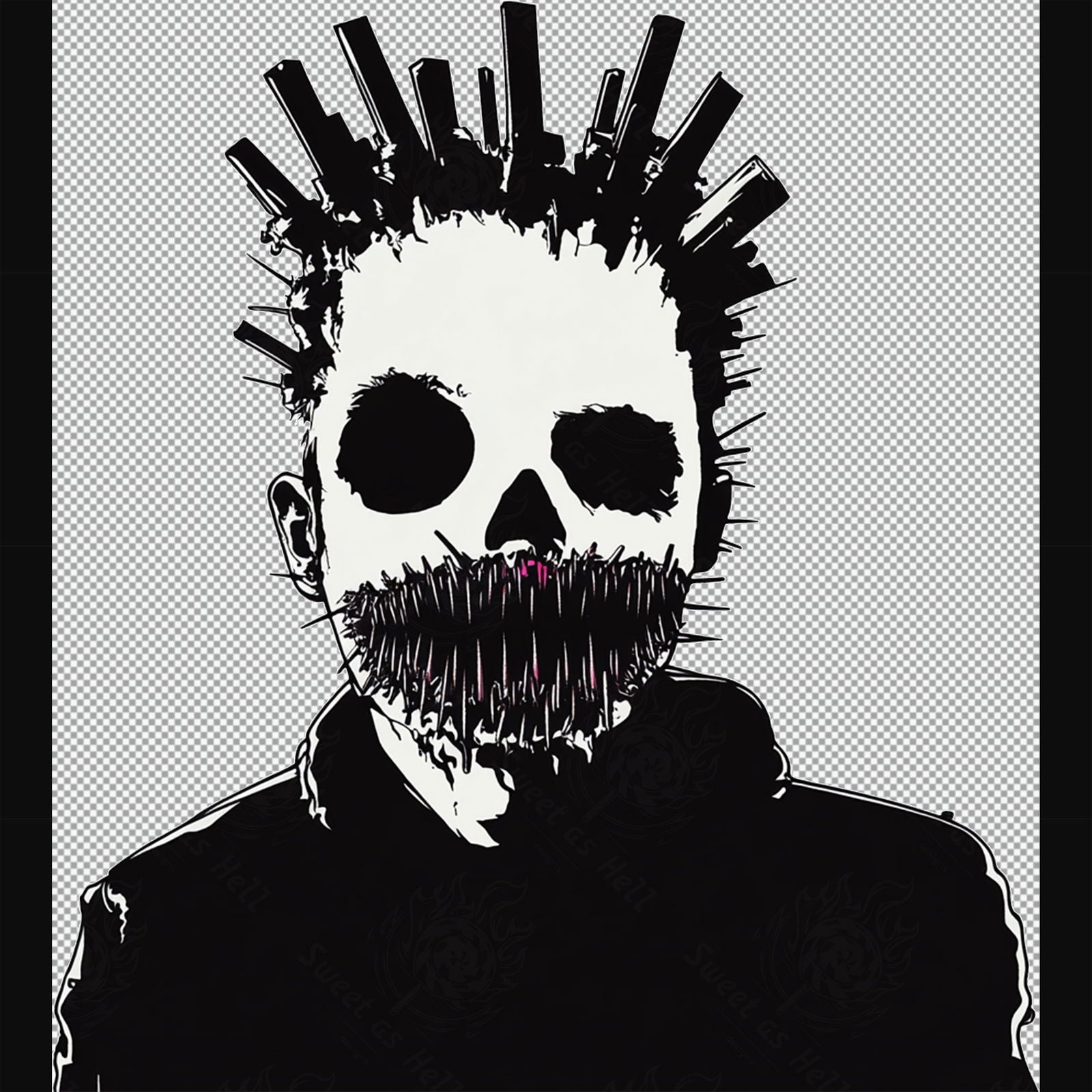 Needle-Tooth Gutter-Punk SN3093 - Sweet As Hell Designs