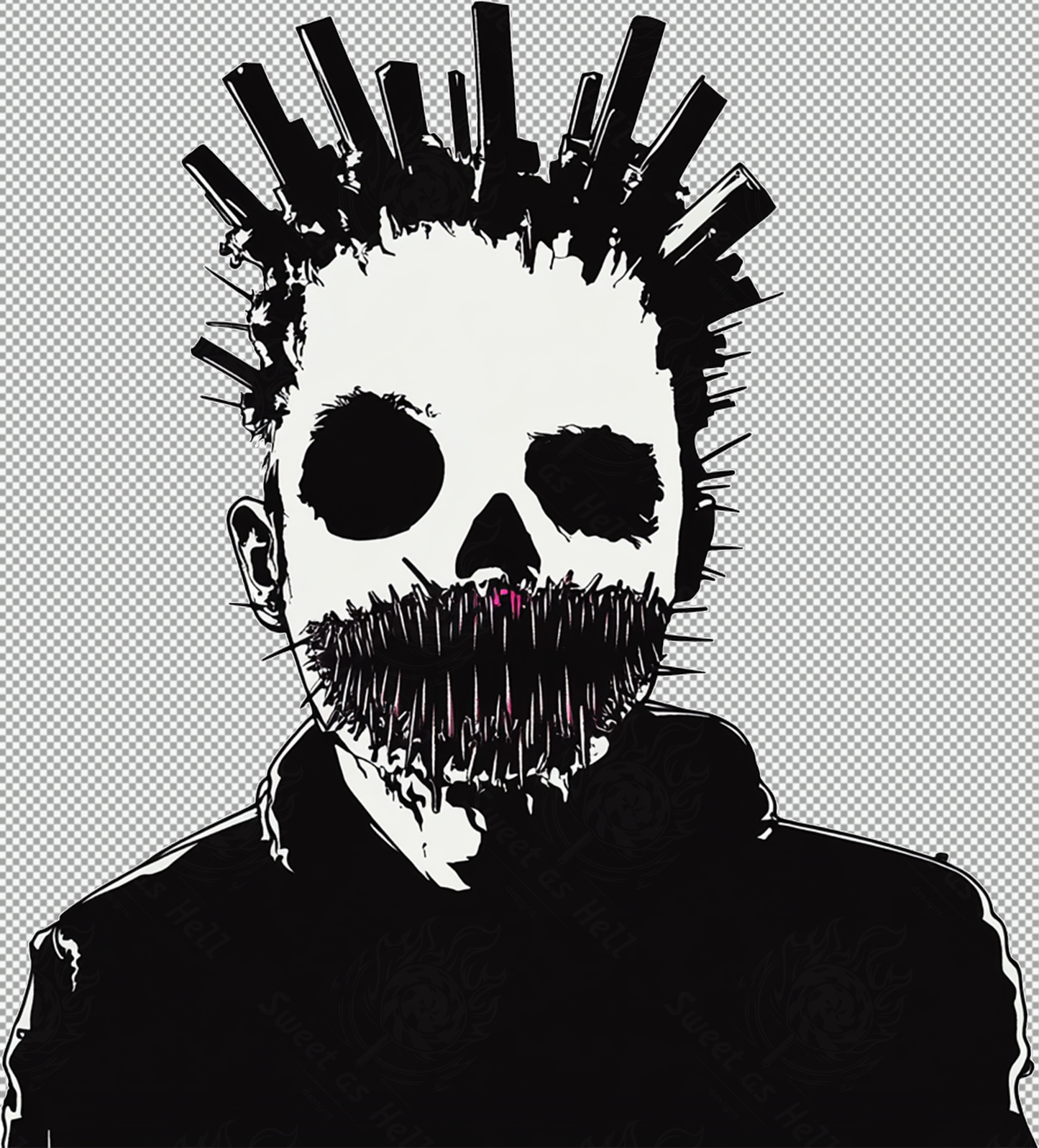 Needle-Tooth Gutter-Punk SN3093 - Sweet As Hell Designs