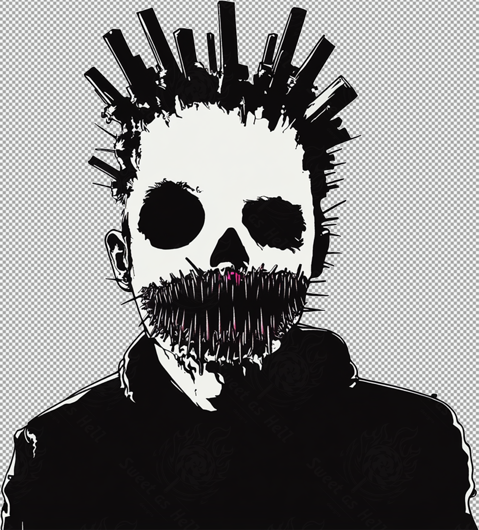 Needle-Tooth Gutter-Punk SN3093 - Sweet As Hell Designs