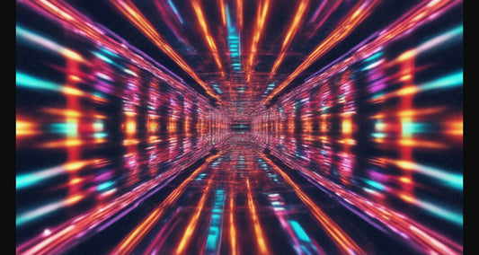 One Point Perspective Abstract Background With Motion Blur 16 by 9 0002 SN929 - Sweet As Hell Designs