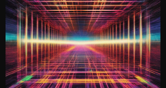 One Point Perspective Abstract Background With Motion Blur 16 by 9 0003 SN930 - Sweet As Hell Designs