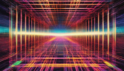 One Point Perspective Abstract Background With Motion Blur 16 by 9 0003 SN930 - Sweet As Hell Designs
