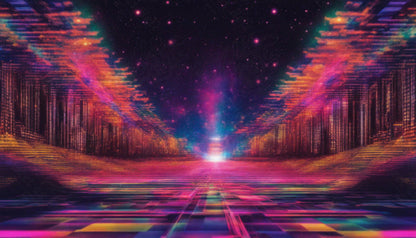 One Point Perspective Abstract Background With Motion Blur 16 by 9 0004 SN931 - Sweet As Hell Designs