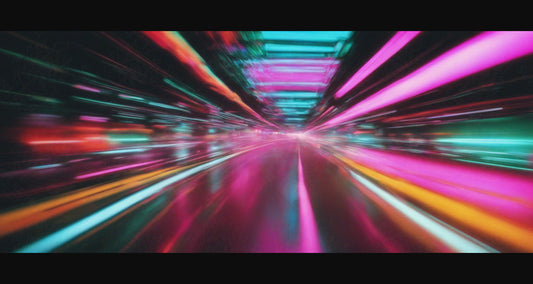 One Point Perspective Abstract Background With Motion Blur 21 by 9 0006 SN933 - Sweet As Hell Designs