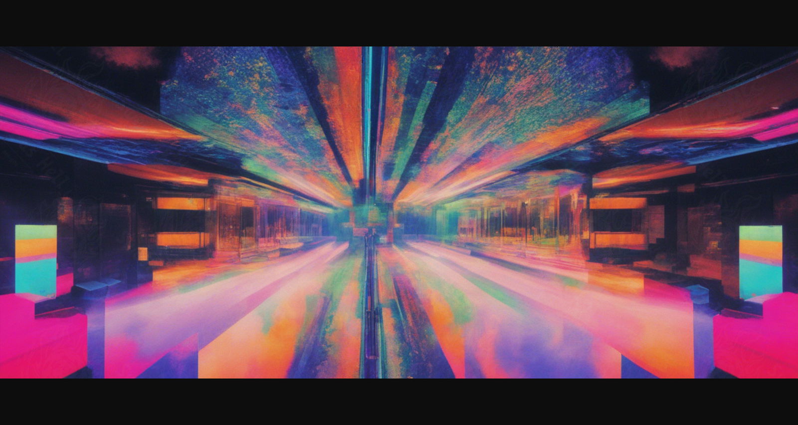 One Point Perspective Abstract Background With Motion Blur 21 by 9 0008 SN935 - Sweet As Hell Designs