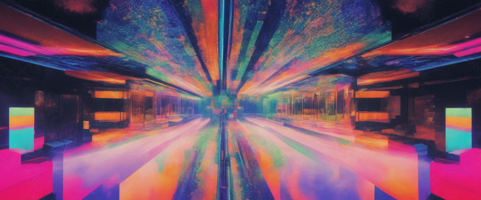 One Point Perspective Abstract Background With Motion Blur 21 by 9 0008 SN935 - Sweet As Hell Designs