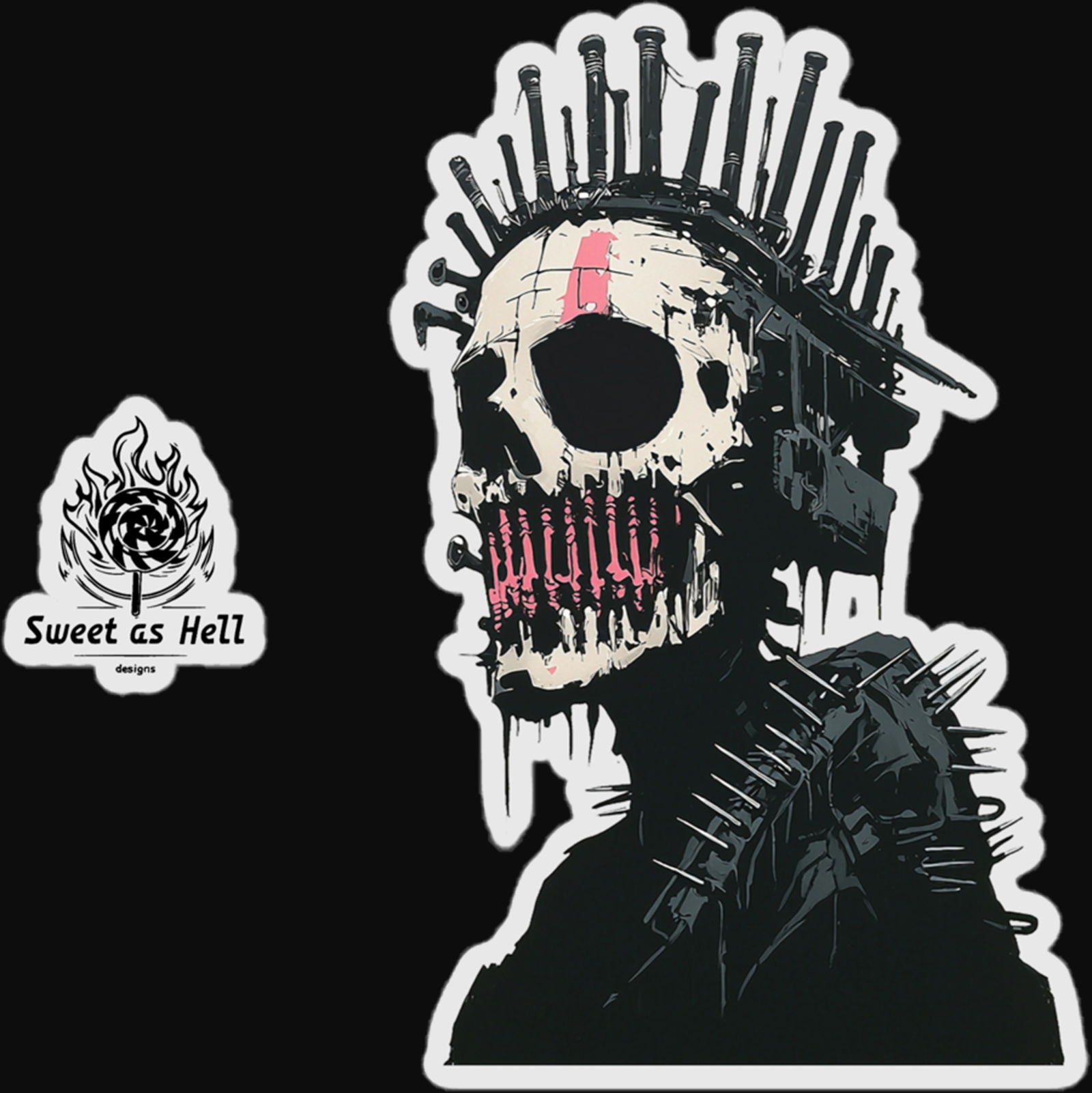 Sweet As Hell Designs' Ruffian Sticker # 4 - Sweet As Hell Designs