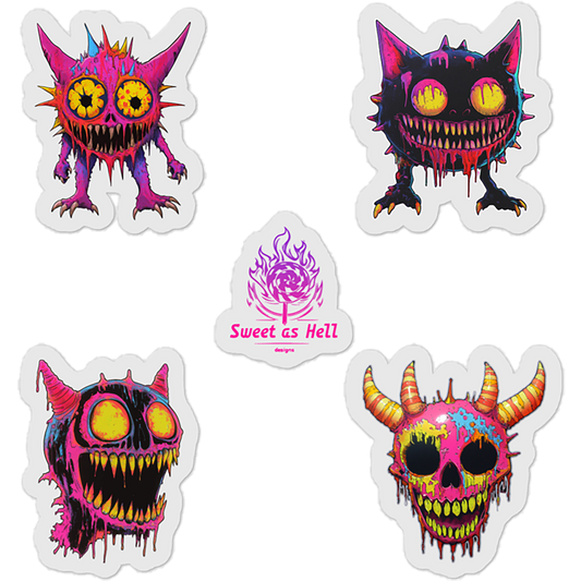 Sweet As Hell Designs' Sugar Rush Rampage Emote Stickers - Sweet As Hell Designs