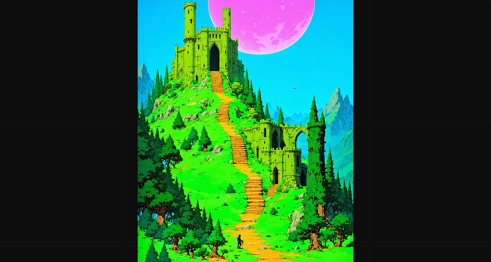 The Long Climb to Summer Castle SN3087 - Sweet As Hell Designs