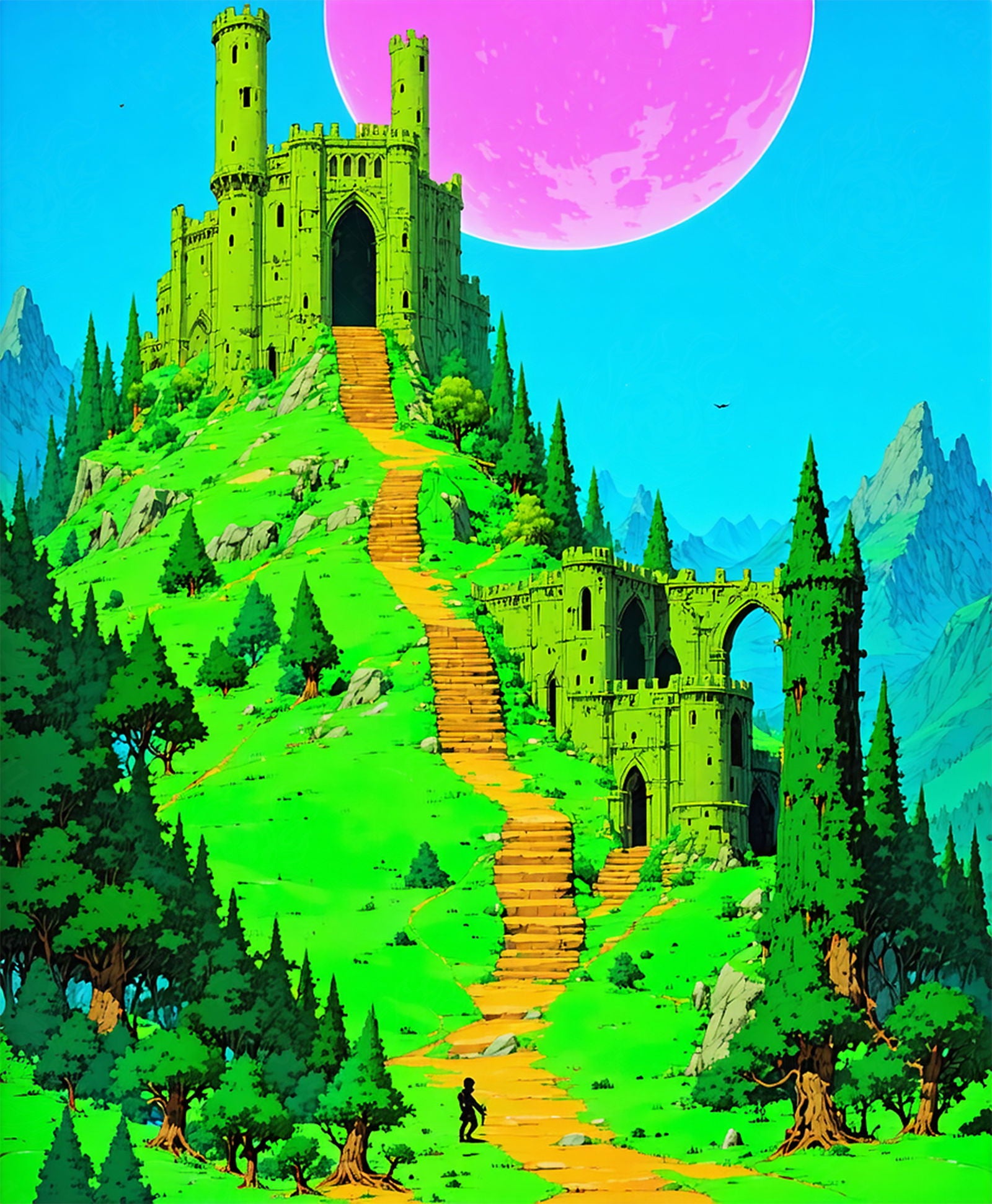 The Long Climb to Summer Castle SN3087 - Sweet As Hell Designs