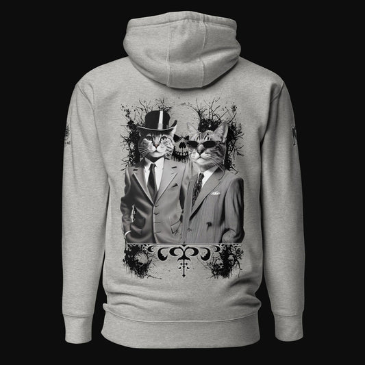 These Cats Are Dangerous Cotton Hoodie - Sweet As Hell Designs