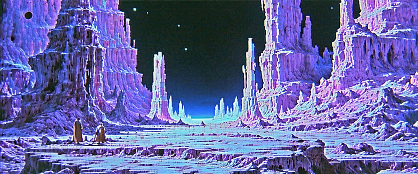 paisaje de cristal extraterrestre SN3124