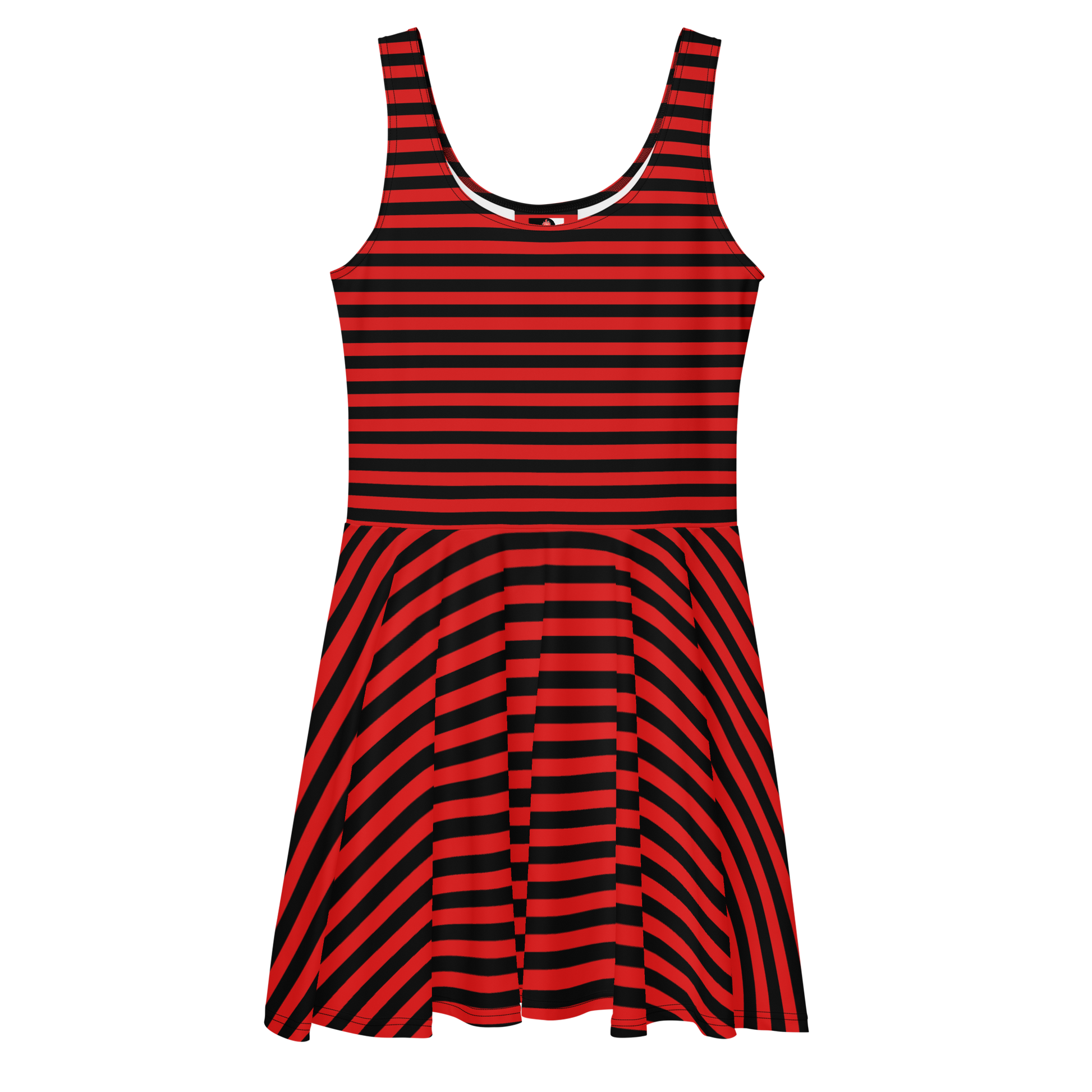 Striped Skater Dress – Sweet As Hell Designs Striped Skater Dress – Sweet As Hell Designs