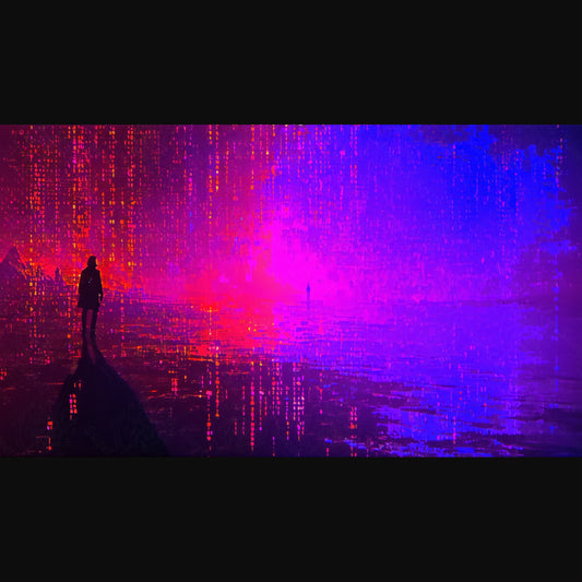 cyberpunk digital rain SN3150