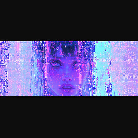 cyberpunk glitch portrait SN3160