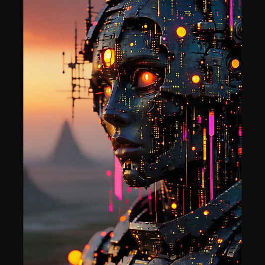 cyberpunk sunset android SN3177