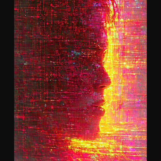 digital abstract portrait SN3193