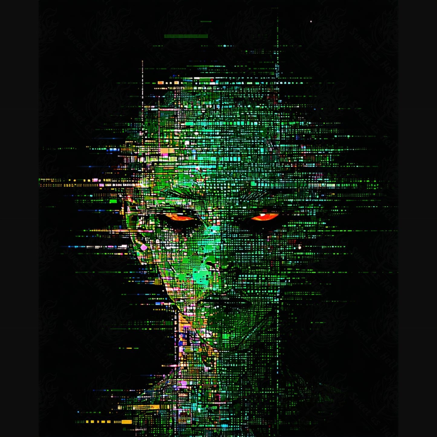 digital alien glitch SN3194