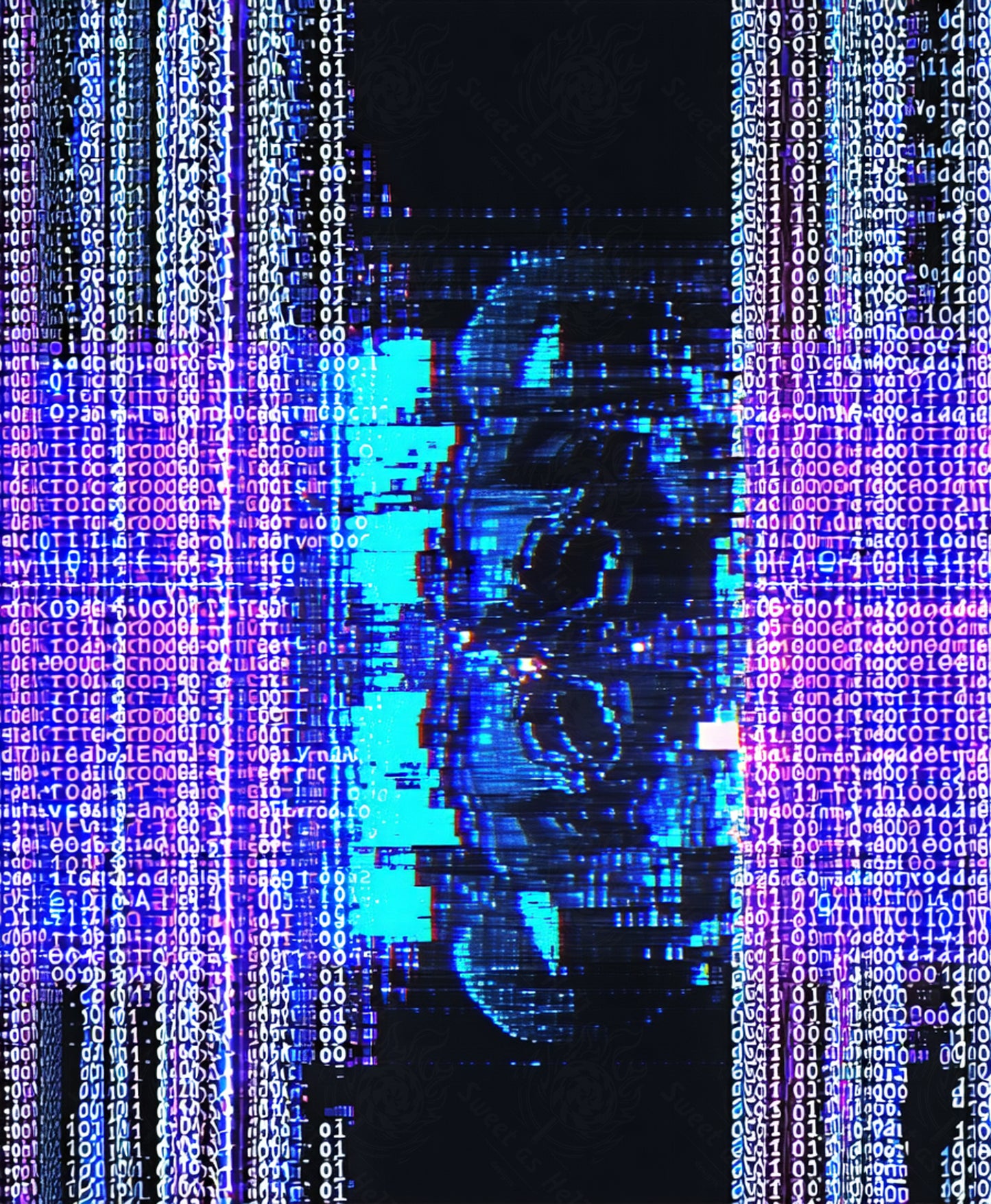 digital glitch binary chaos SN3257