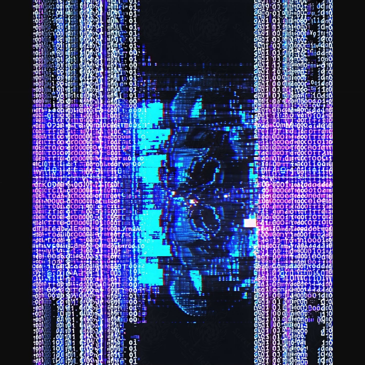 digital glitch binary chaos SN3257