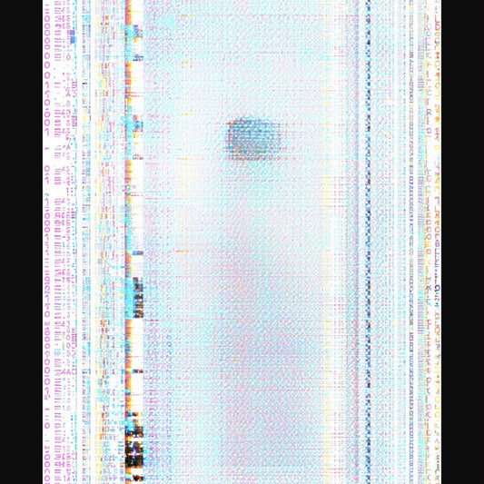 digital glitch blue SN3258