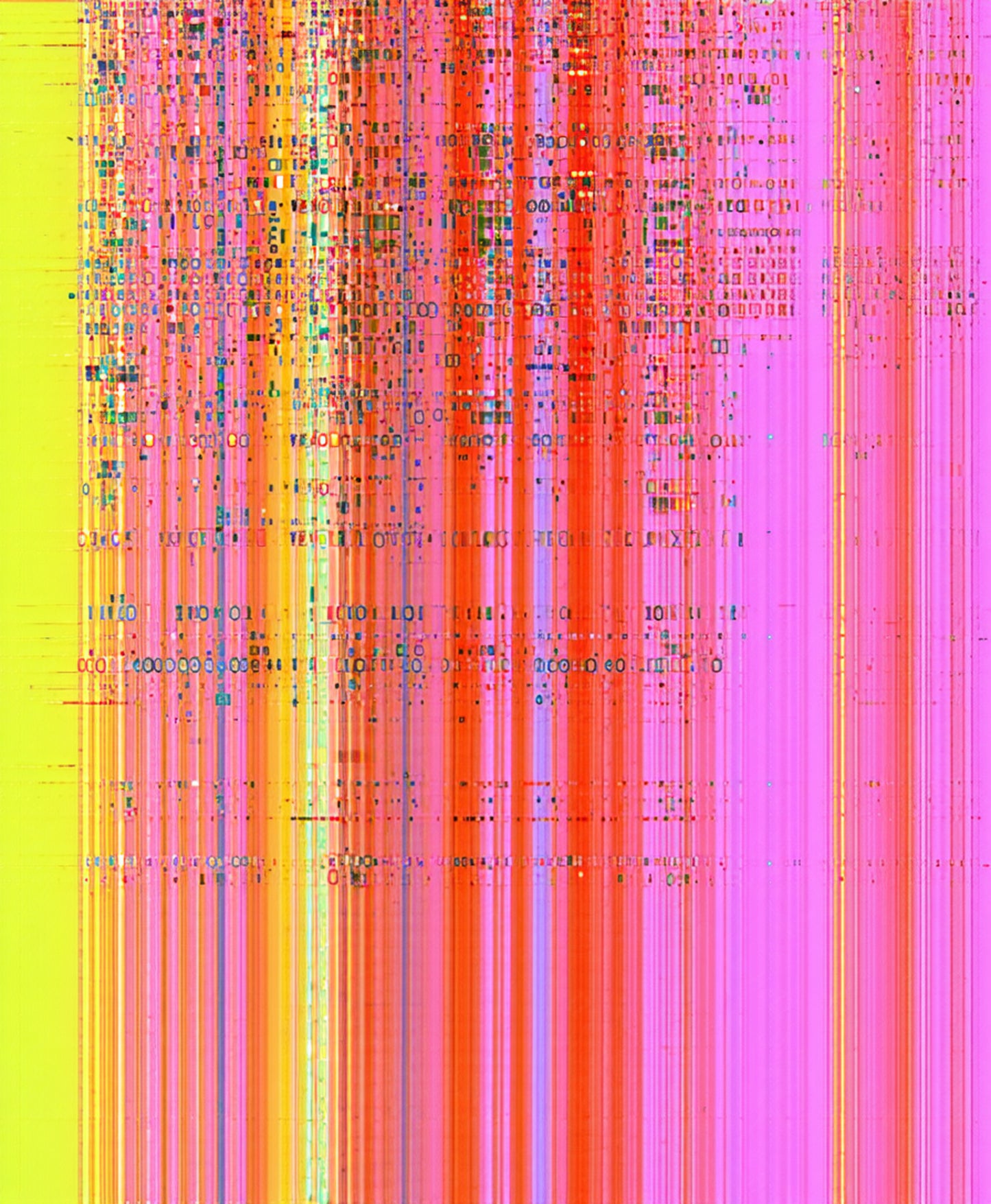 Tapiz digital con efecto glitch SN3262