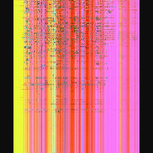 digital glitch tapestry SN3262