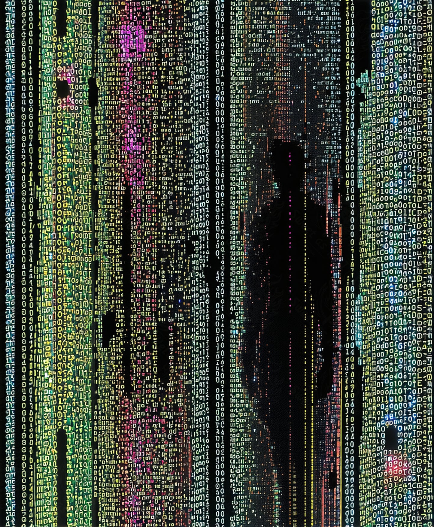 digital rain data flow SN3285