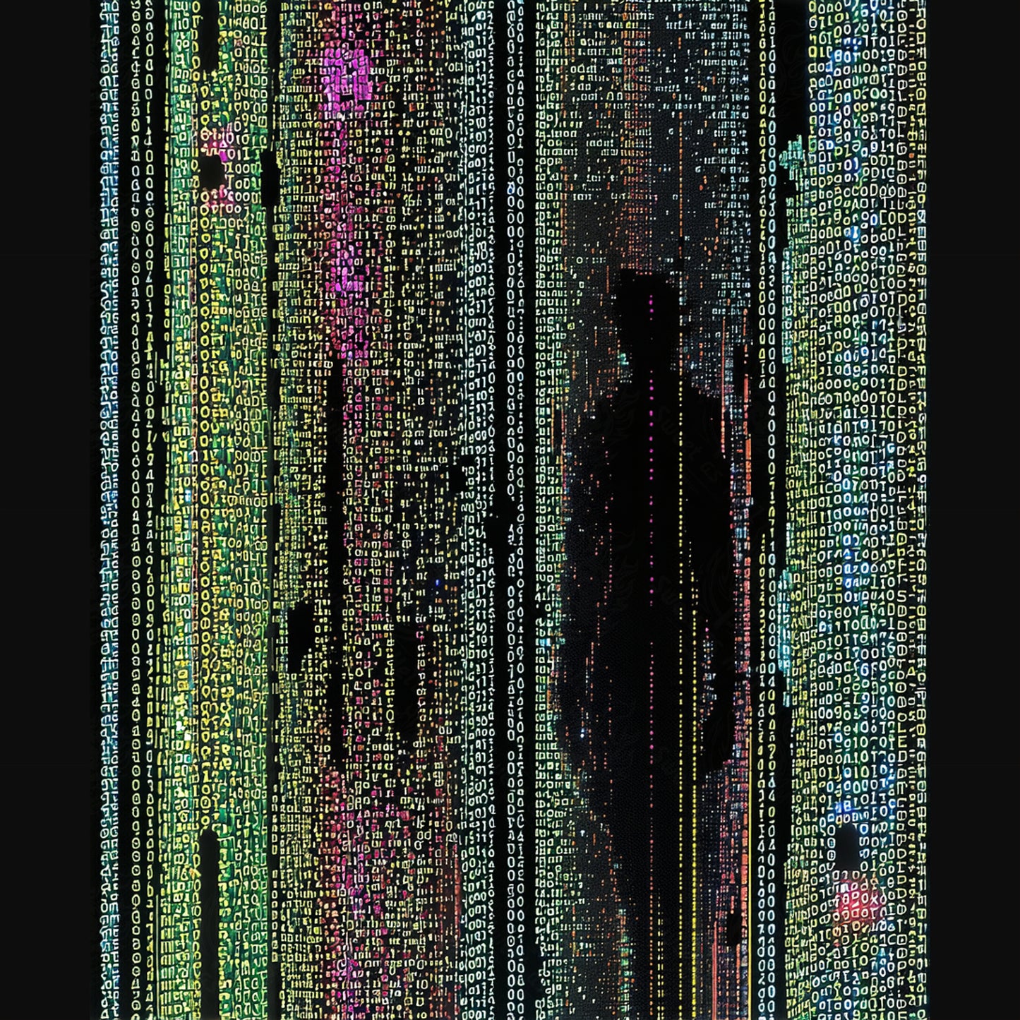 digital rain data flow SN3285