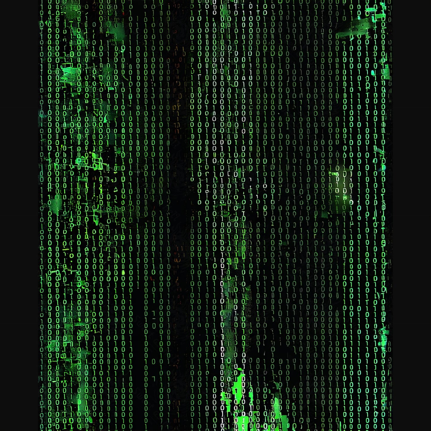 digital rain matrix code SN3287