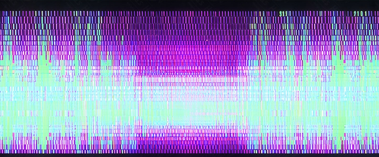 glitched screen abstract SN3342