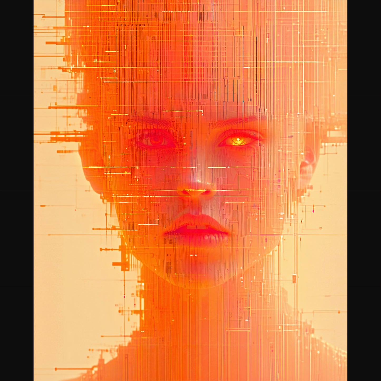 glitching orange face SN3348