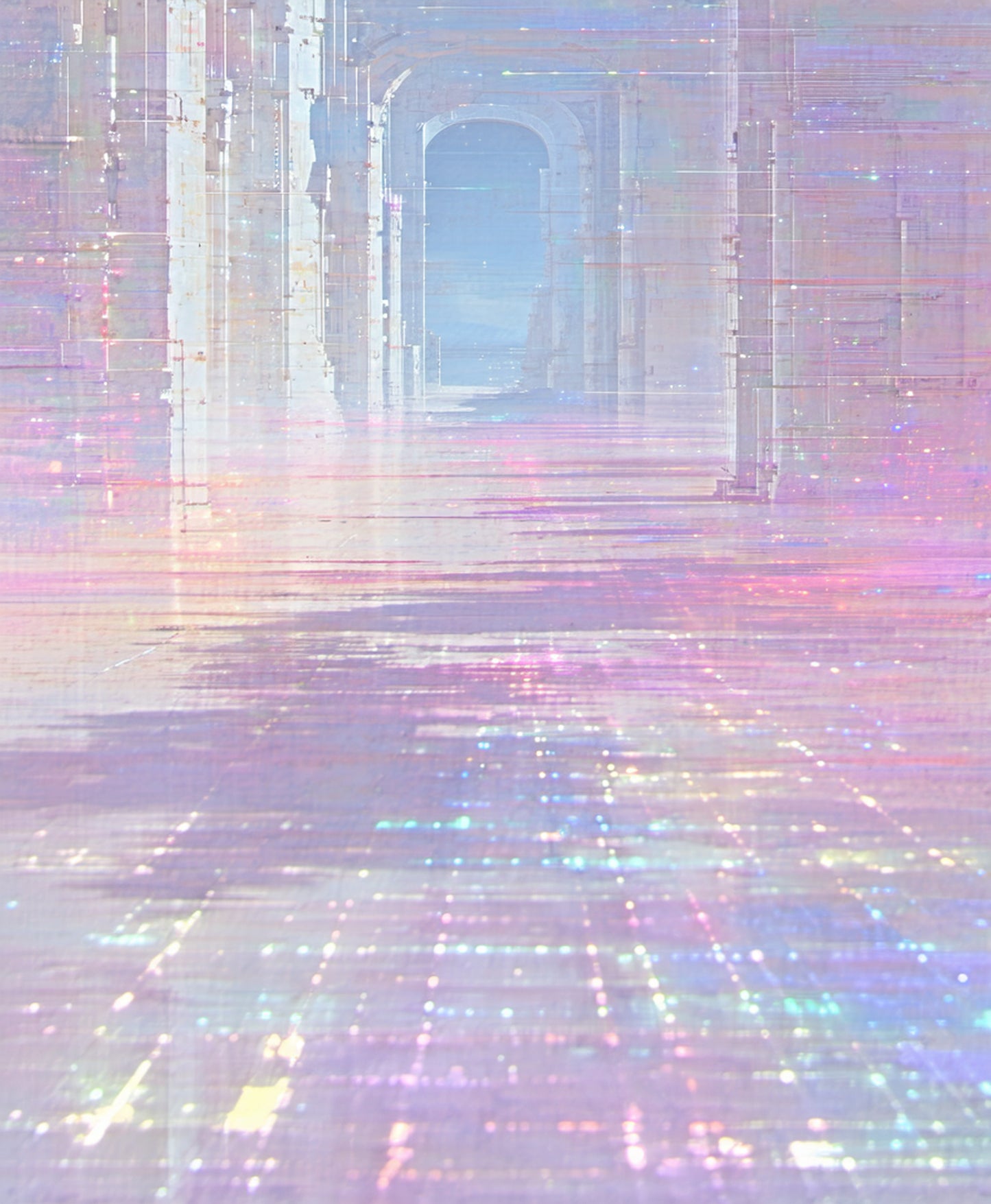 iridescent hallway SN3355