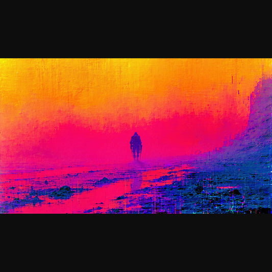 lone wanderer in digital landscape SN3361